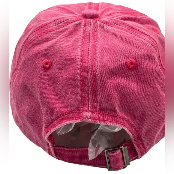 NWOT adjustable baseball cap, hat, embroidered heart, slightly washed ou… - Picture 5 of 8